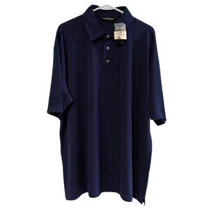 Joseph & Lyman Men's Polo Shirt, Silk Cotton, Blue, Size XL, NWT, Short Sleeve